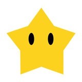 Vinilos Infantiles: Estrella Grande en Mario Bros 6
