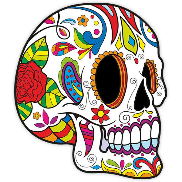 Vinilos Decorativos: Calavera Mexicana Pancho Villa