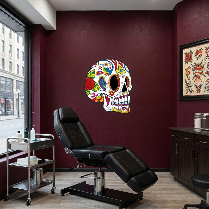 Vinilos Decorativos: Calavera Mexicana Pancho Villa