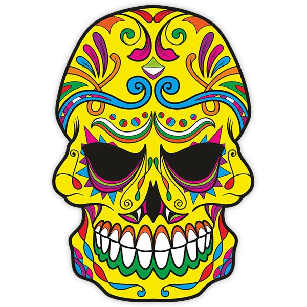 Vinilos Decorativos: Calavera Mexicana El Santo