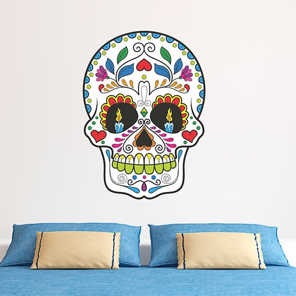 Vinilos Decorativos: Calavera Mexicana Zapata