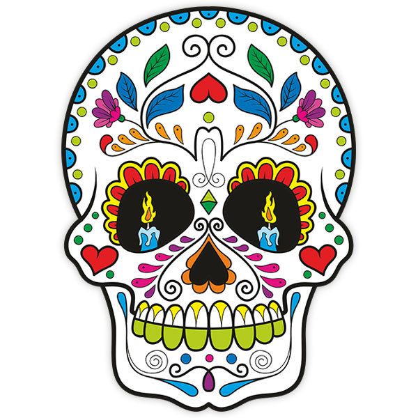 Vinilos Decorativos: Calavera Mexicana Zapata