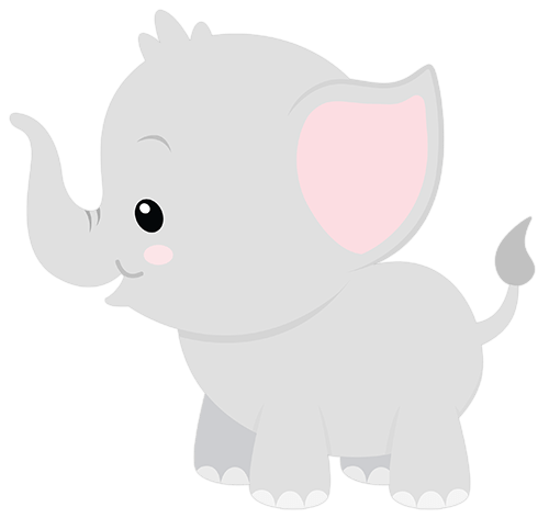 Vinilos Infantiles: Elefante alegre 0