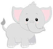 Vinilos Infantiles: Elefante contento 5