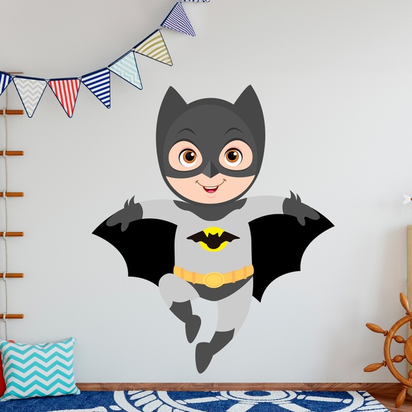 Vinilos Infantiles: Batman volando