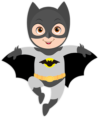 Vinilos Infantiles: Batman volando 0