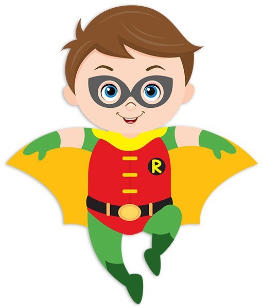 Vinilos Infantiles: Robin volando