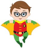 Vinilos Infantiles: Robin volando 5
