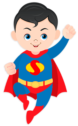 Vinilos Infantiles: Superman Volando 0
