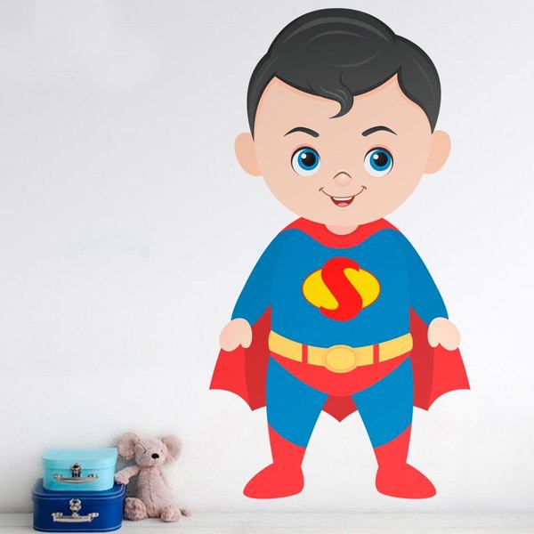 Vinilos Infantiles: Superman Bebé