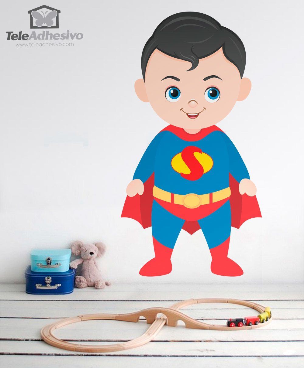 Vinilos Infantiles: Superman Bebé
