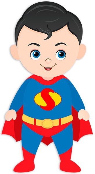 Vinilos Infantiles: Superman Bebé