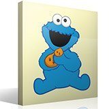 Vinilos Infantiles: Monstruo de las Galletas Bebé 4