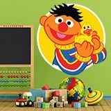 Vinilos Infantiles: Epi con patito amarillo 3