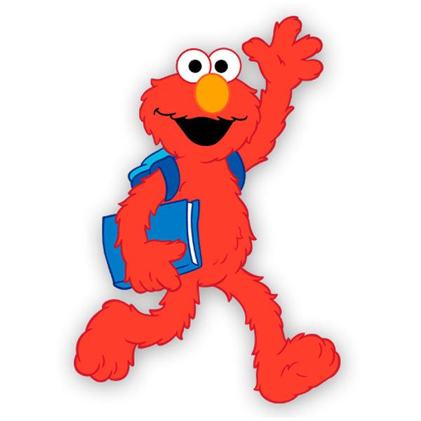 Vinilos Infantiles: Elmo va al colegio