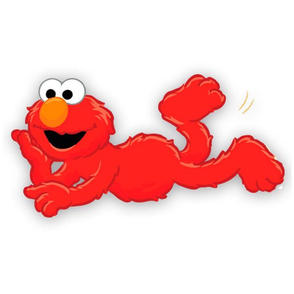 Vinilos Infantiles: Elmo tumbado