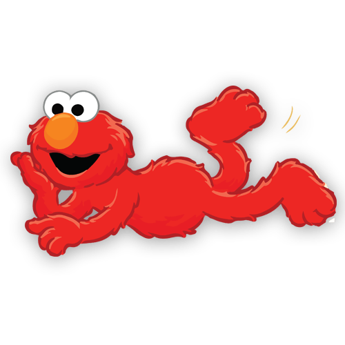 Vinilos Infantiles: Elmo tumbado 0