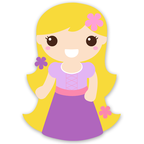 Vinilos Infantiles: Rapunzel