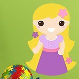 Vinilos Infantiles: Rapunzel 3