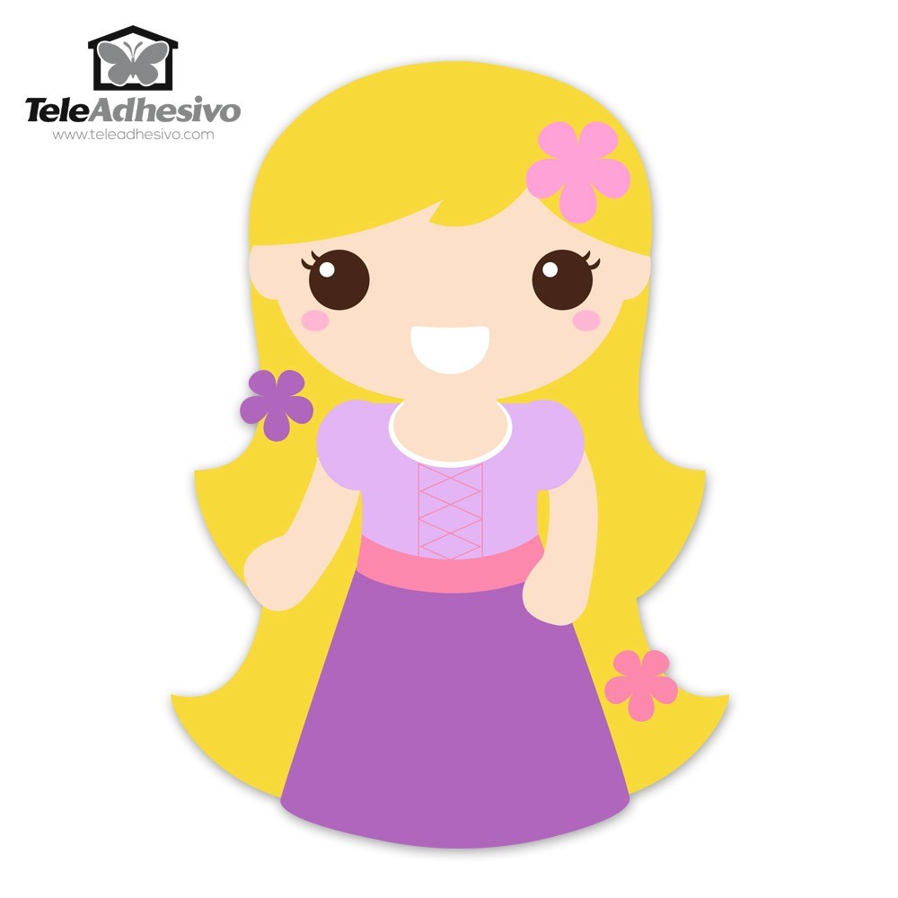 Vinilos Infantiles: Rapunzel