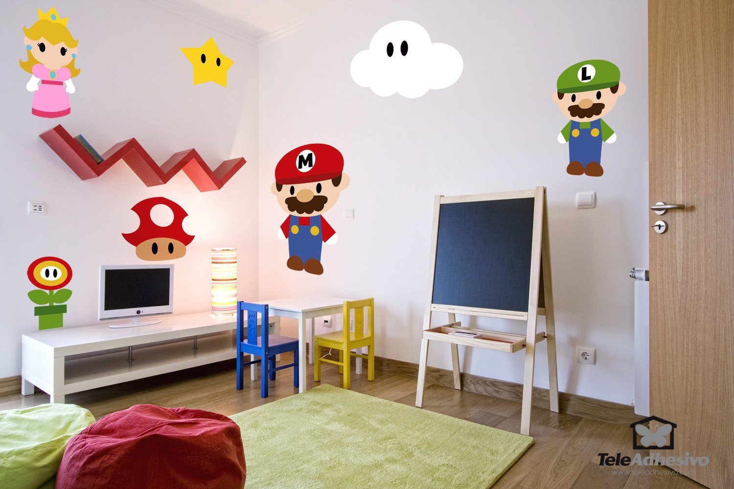 Vinilos Infantiles: Kit Mario Bros