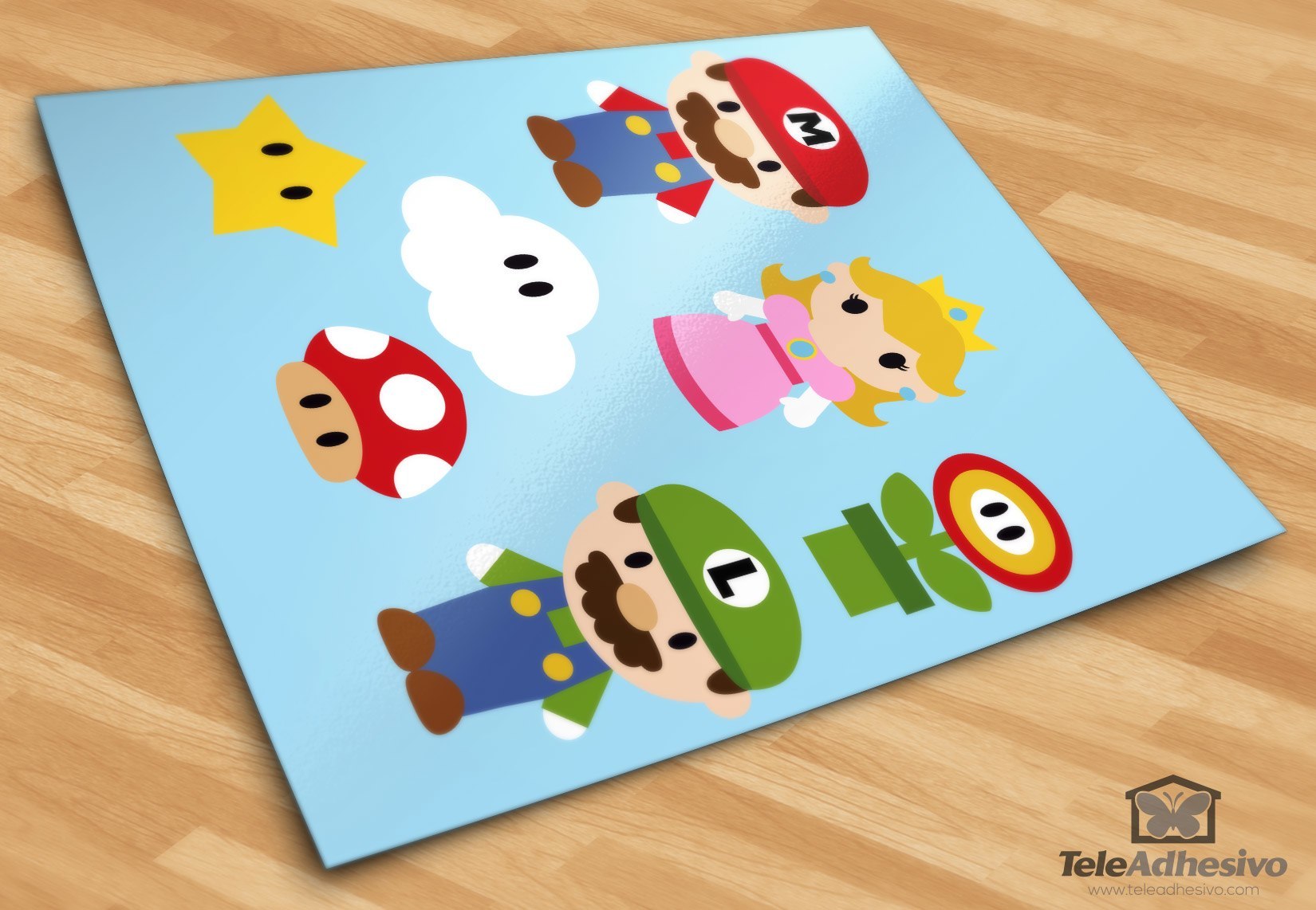 Vinilos Infantiles: Kit Mario Bros