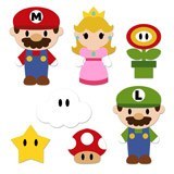 Vinilos Infantiles: Kit Mario Bros 6
