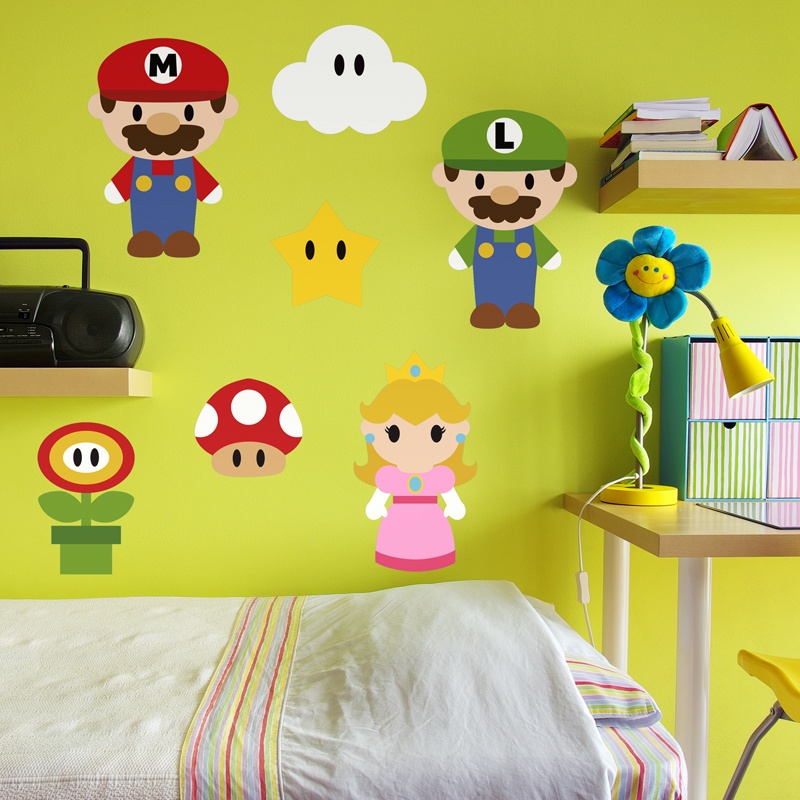 Vinilos Infantiles: Kit Mario Bros