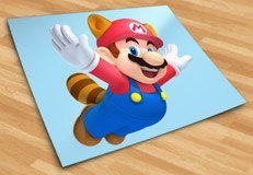 Vinilos Infantiles: Mario Mapache 5