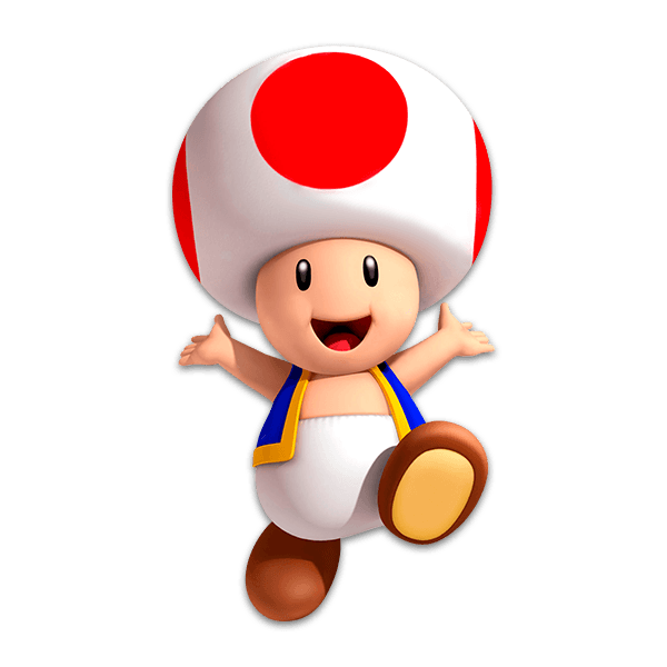 Vinilos Infantiles: Toad Mario Bros 0