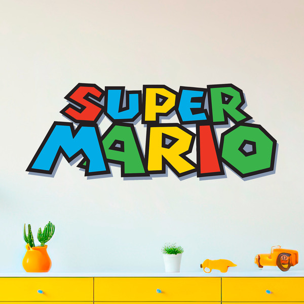 Vinilos Infantiles: Súper Mario Game