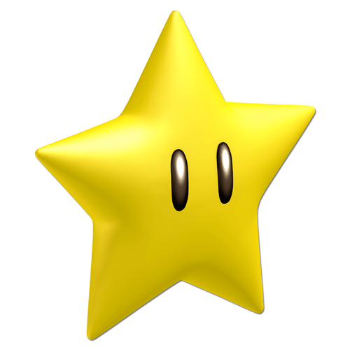 Vinilos Infantiles: Estrella de Mario Bros