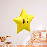 Vinilos Infantiles: Estrella de Mario Bros 4