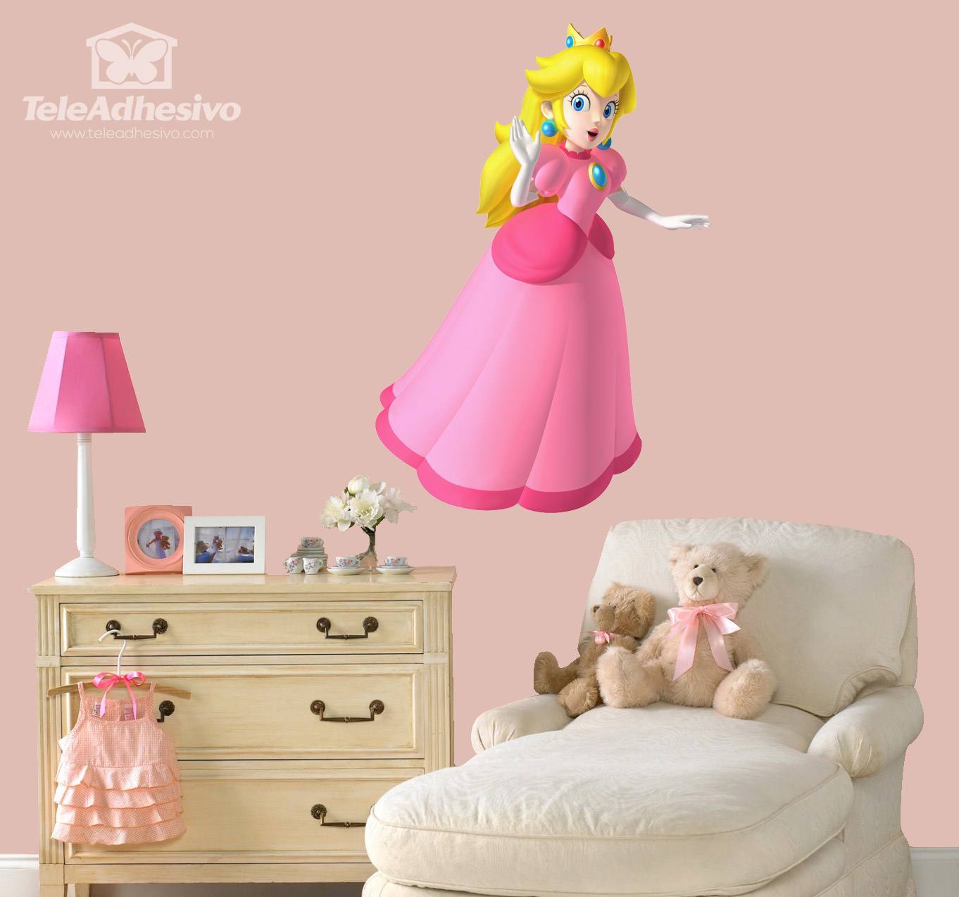 Vinilos Infantiles: Princesa Peach