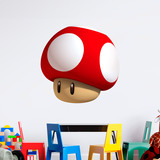 Vinilos Infantiles: Super Seta roja de Mario Bros 3