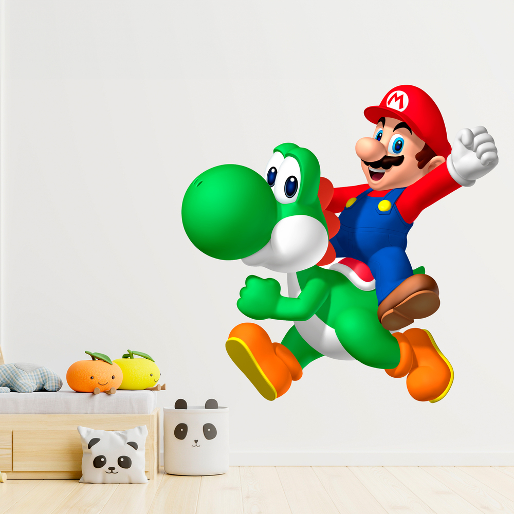 Vinilos Infantiles: Mario y Yoshi 1