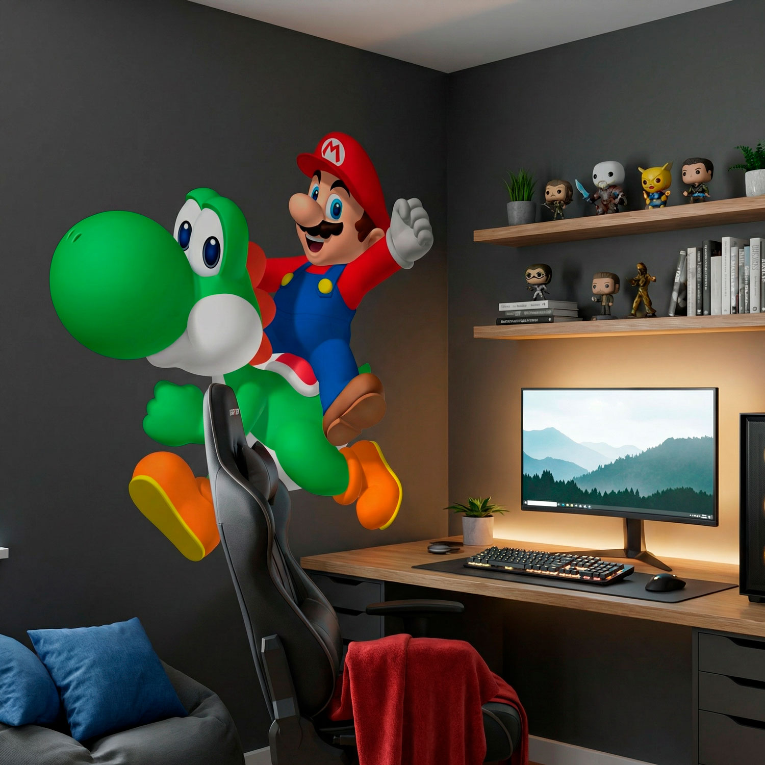 Vinilos Infantiles: Mario y Yoshi