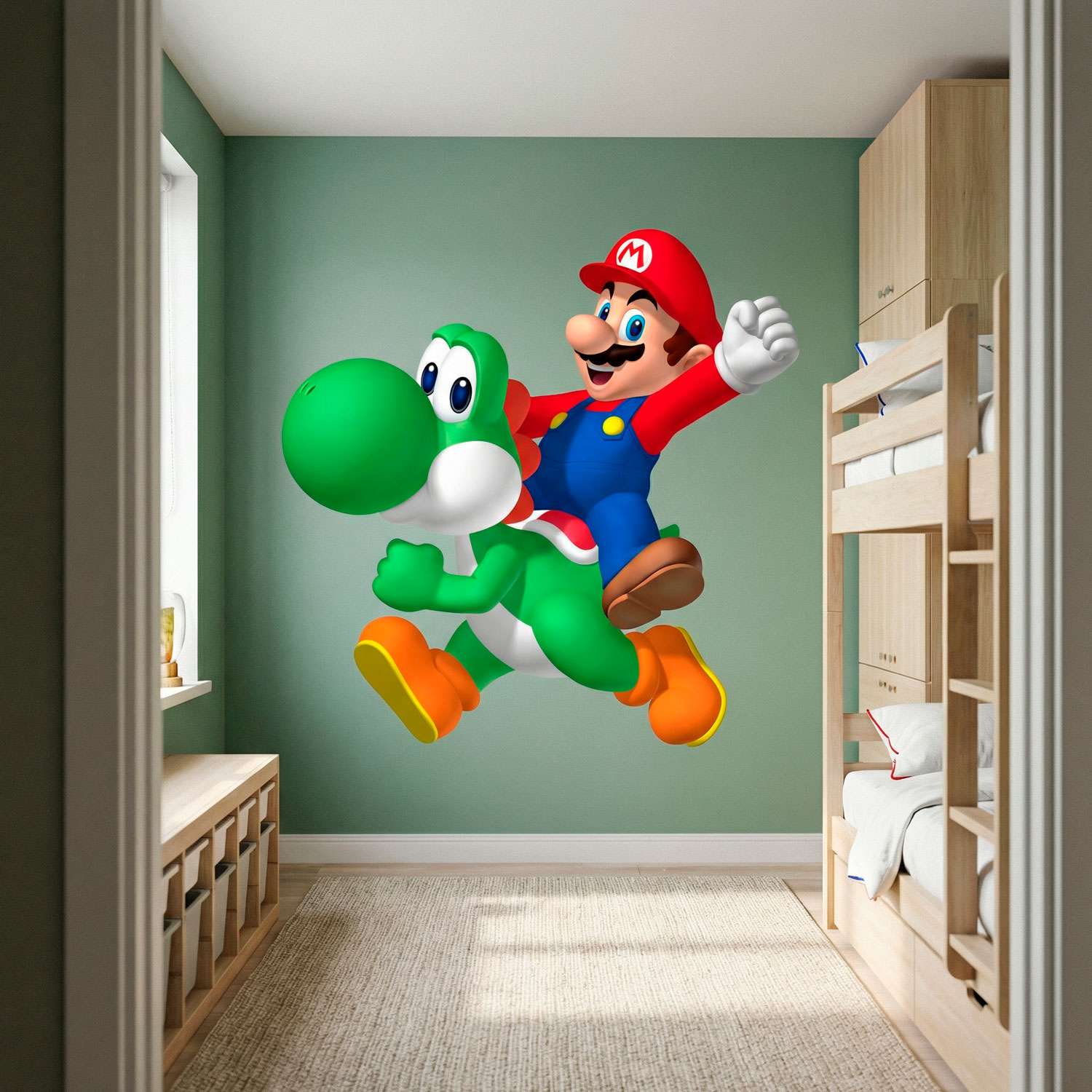 Vinilos Infantiles: Mario y Yoshi