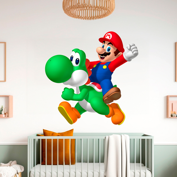 Vinilos Infantiles: Mario y Yoshi