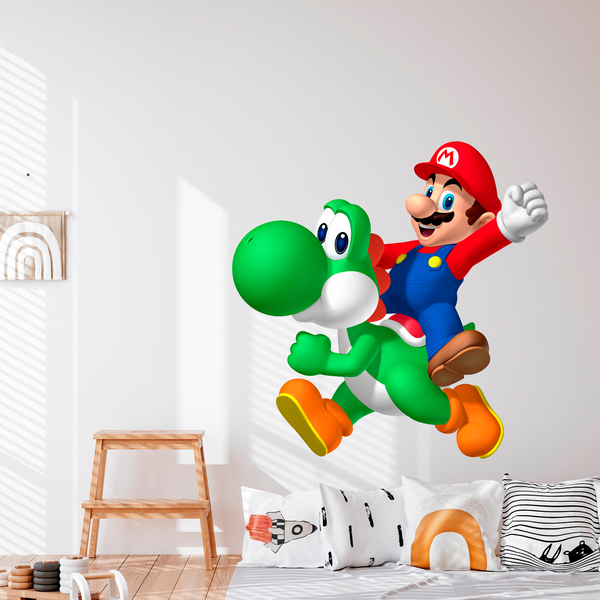 Vinilos Infantiles: Mario y Yoshi