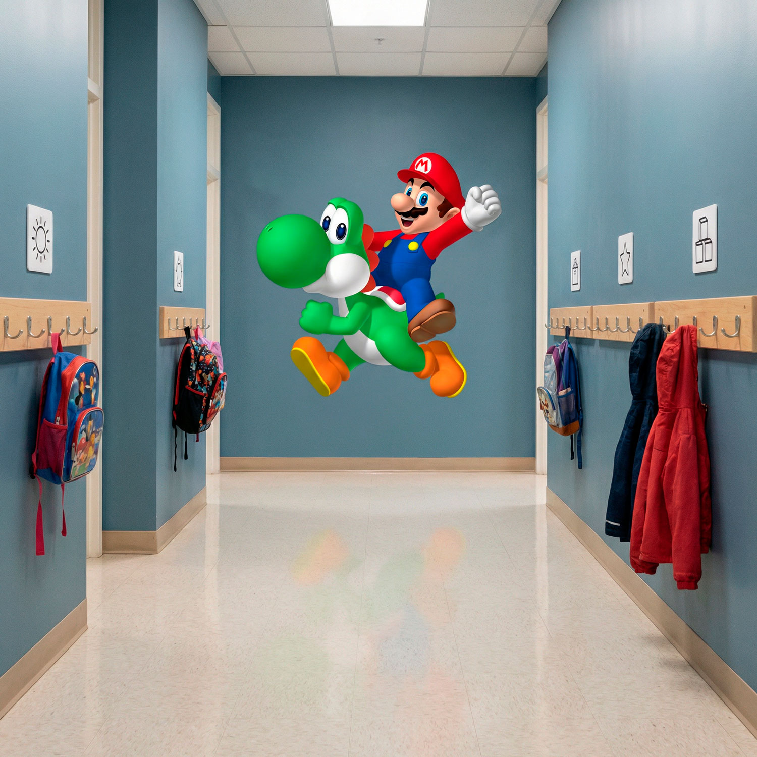 Vinilos Infantiles: Mario y Yoshi