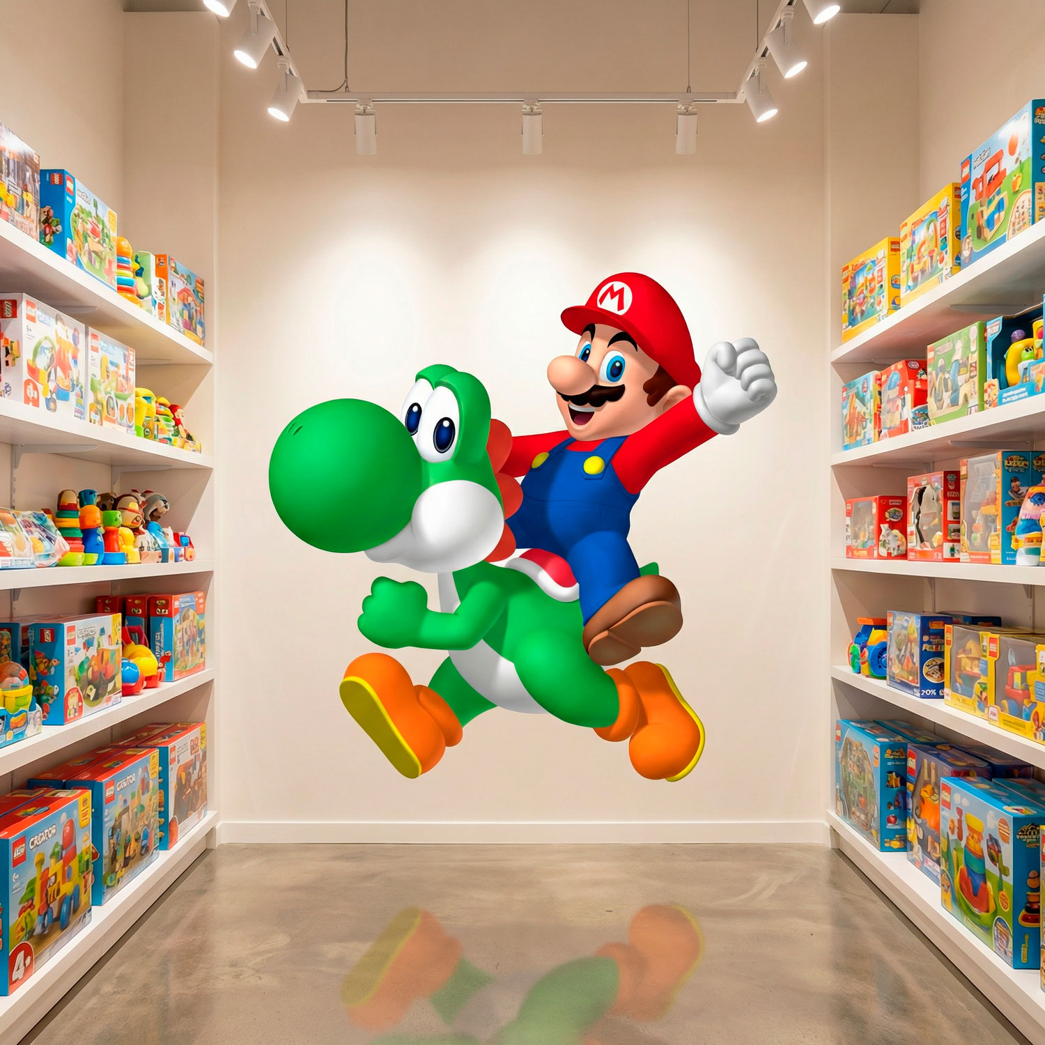 Vinilos Infantiles: Mario y Yoshi
