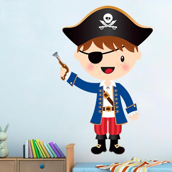 Vinilos Infantiles: El pequeño pirata trabuco