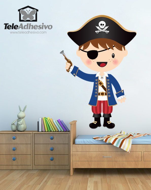 Vinilos Infantiles: El pequeño pirata trabuco