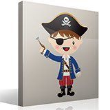 Vinilos Infantiles: El pequeño pirata trabuco 4