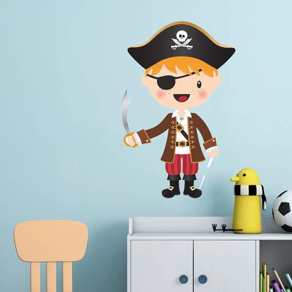 Vinilos Infantiles: El pequeño pirata sable