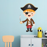 Vinilos Infantiles: El pequeño pirata sable 3