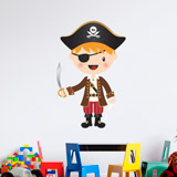Vinilos Infantiles: El pequeño pirata sable 4
