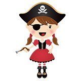 Vinilos Infantiles: La pequeña pirata trabuco 6
