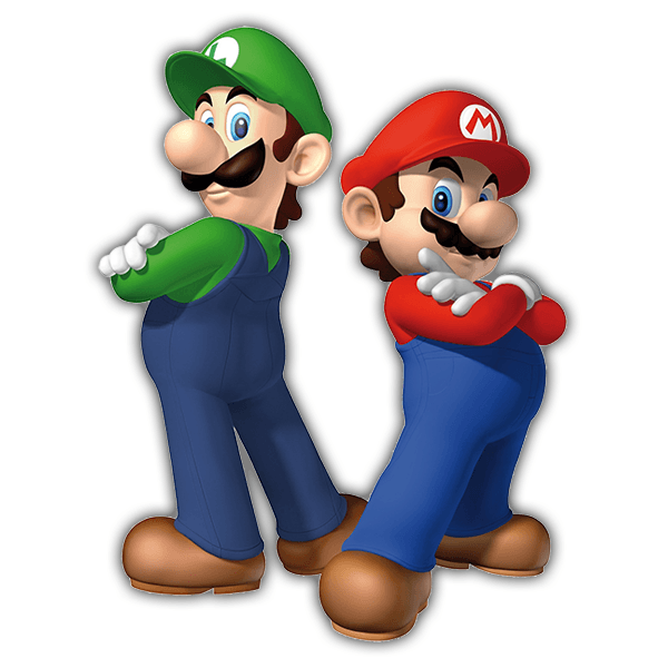 Vinilos Infantiles: Super Mario y Luigi 0